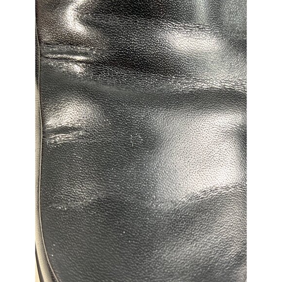 Franco Sarto Womens Black Nolan Tailored Heeled Loafers Sz 8 - Picture 10 of 12